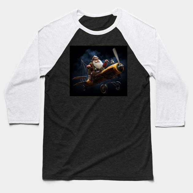 The Ultralight Flying Dwarf Baseball T-Shirt by patfish